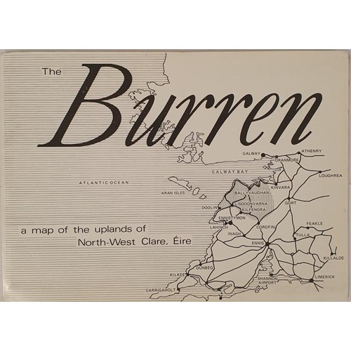 269 - [Tim Robinson Map]. The Burren: A Map of the Uplands of North West Clare. 1977. T. D. Robinson, Cill... 