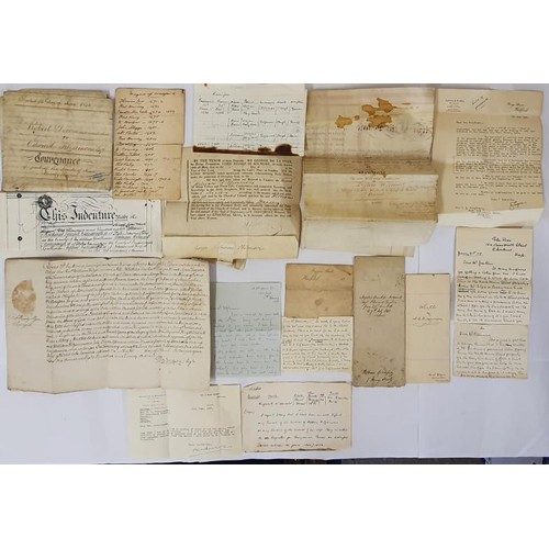 272 - Wexford Interest:Documents relating to conveynacing/wills and other documents from c.1840's