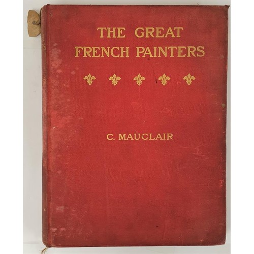 332 - Irish Artist Leo Whelan’s (1892 – 1956) own copy; Maclair, The Great French painters. A ... 