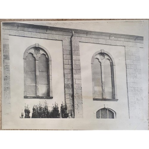 341 - A collection of large format photographs of Georgian buildings in the Midlands including emo Court, ... 