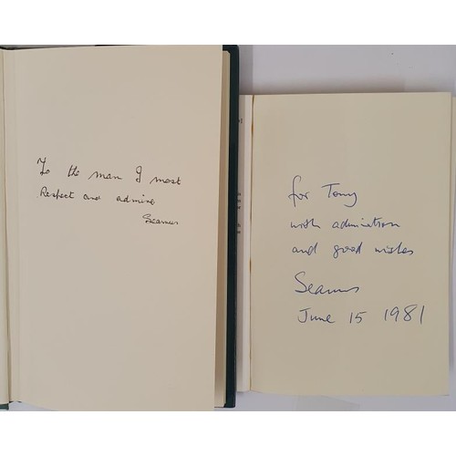 342 - Seamus Heaney: The Spirit Level SIGNED with the inscription 