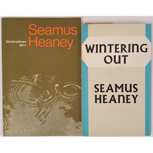 347 - Seamus Heaney: Wintering Out SIGNED with the inscription 