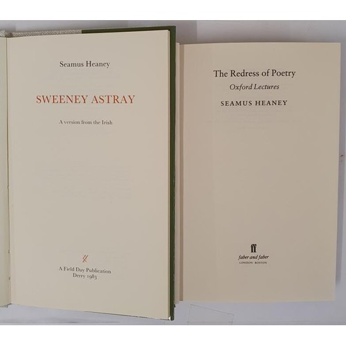 352 - Seamus Heaney: Sweeney Astray: A version from the Irish. Published by Field Day Theatre Company Limi... 