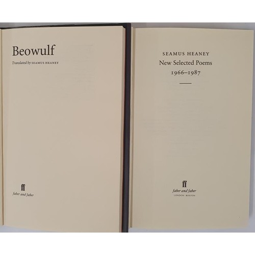 353 - Seamus Heaney: Beowulf 1st Ed,1999: New Selected Poems 1966-1987, 1st Ed (2)