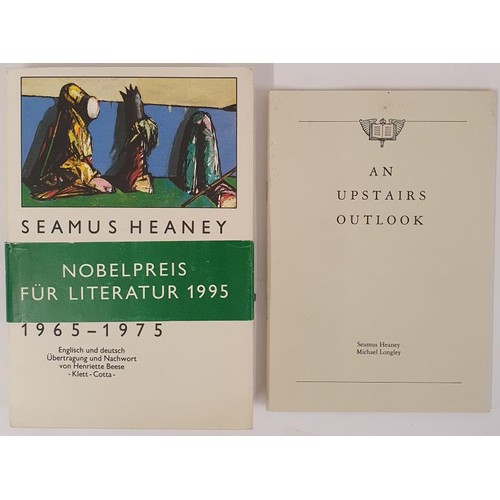 354 - Seamus Heaney & Michael Longley. An Upstairs Outlook - An evening of Poetry by Seamus Heaney &am... 