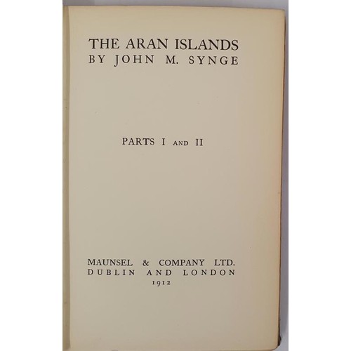 358 - The Aran Island Parts 1 and 2 by John M Synge, 1912