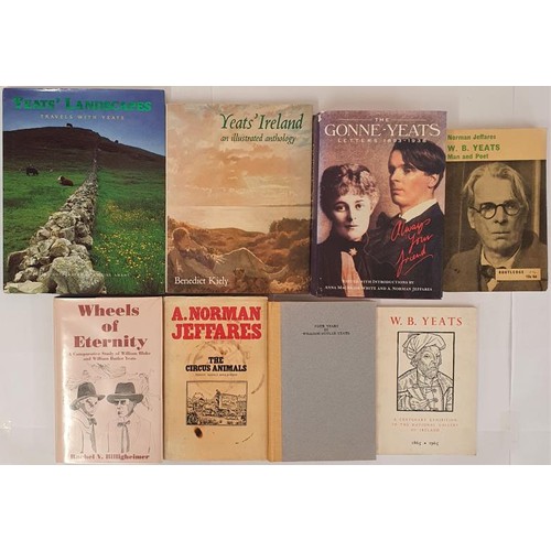 370 - The Gonne-Yeats Letters 1893-1938 1st 1992 with d/w Plus 7 other books by or about Yeats. Four Years... 