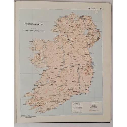 373 - Atlas of Ireland Joseph-houghton Published by Royal Irish Academy, 1979. Ex Libris