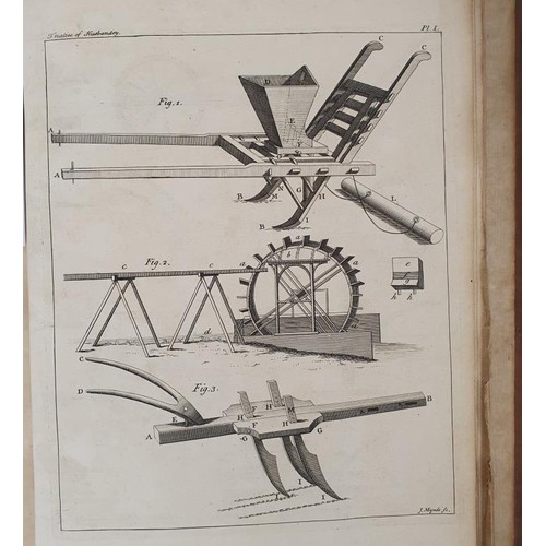 376 - M. Duhamel du Monceau.. A Practical Treatise of Husbandry. 1759. 1st. Folding copper plates of new a... 