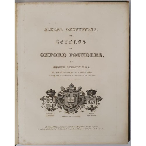 410 - Pietas Oxoniensis, or, Records of Oxford Founders by Skelton, J. Published by J. Parker for J. Skelt... 