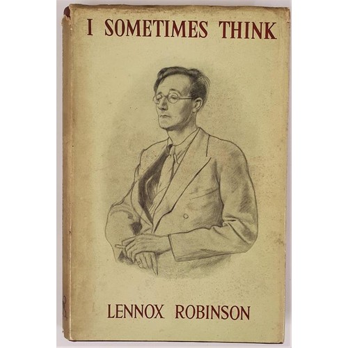 416 - I Sometimes Think Lennox Robinson Published by The Talbot Press,1956 SIGNED. 1st Ed