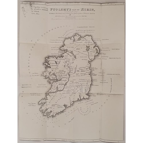 454 - An inquiry concerning the primitive inhabitants of Ireland. Illustrated by Ptolemy's copy map of Eri... 