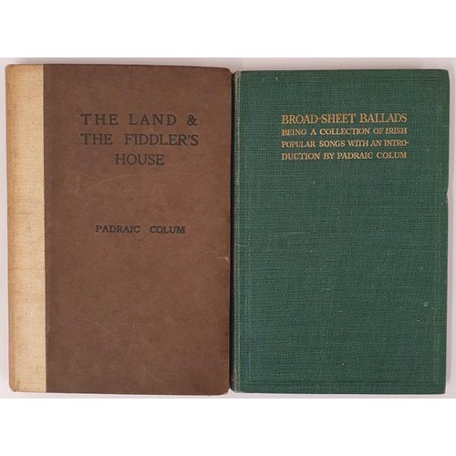 465 - The Fiddler's House, A Play in Three Acts, and The Land, An Agrarian Comedy Colum, Padraic Published... 