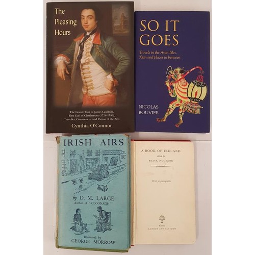 468 - D.M. Large, Irish Airs, small 8vo, dj, 1932. Frank O Connor, A book of Ireland, 8vo, 1959. Bouvier, ... 