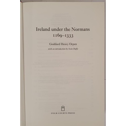 488 - Orpen, Ireland Under the Normans, new intro by Sean Duffy, large 8vo, 2005. Mint copy