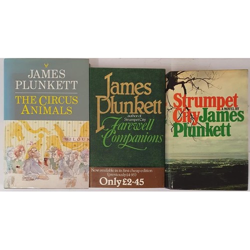 491 - James Plunkett X 3 Titles: Strumpet City,1969; Farewell Companions, 1977;The Circus Animals, 1990