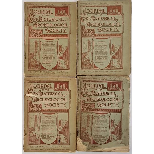 663 - Four boxes of The Cork Historical and Archaeological Journals from the 2nd issue in 1892 to 1949. A ... 