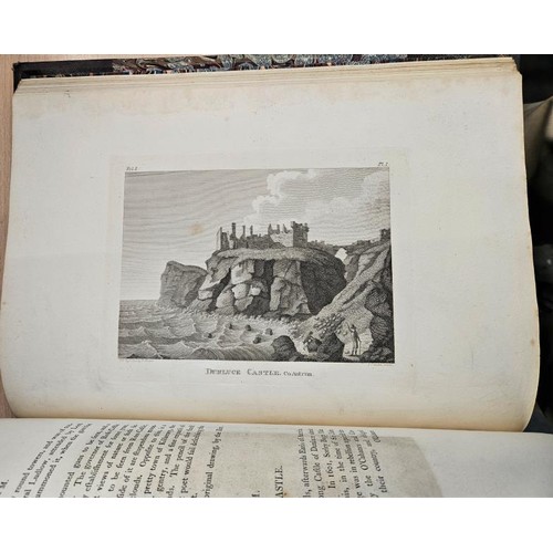 42 - Irish Interest: The Antiquities of Ireland by Francis Grose Vol 1-2, 1791. Half Calf, Marble Boards,... 