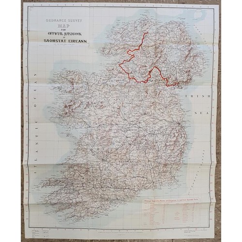43 - Saorstát Eireann. Irish Free State Official handbook. Dublin 1932 complete with map