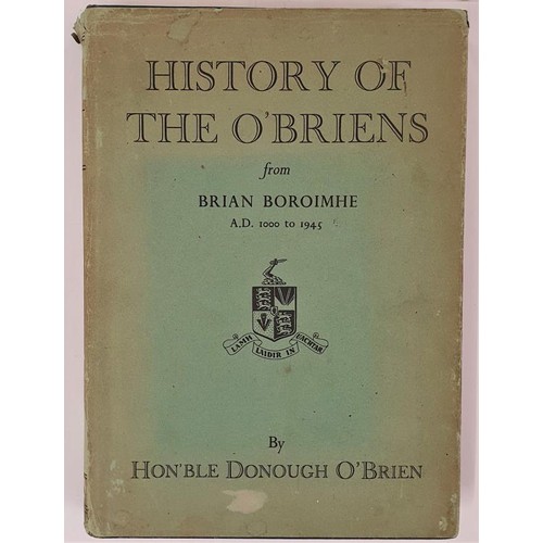 61 - Family history] O’Brien, D. History of the O’Briens from … 1000 to 1945, 1949 (Ca... 