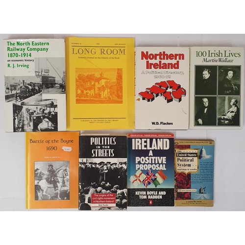 75 - Northern Ireland-a political directory 1968-79 by W D Flackes; 100 Irish Lives by Martin Wallace; Po... 