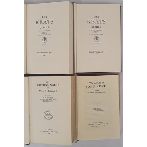 80 - Keats, John The Poetical Works .. edited by H. W. Garrod. Oxford, 1939, first edition of this the de... 