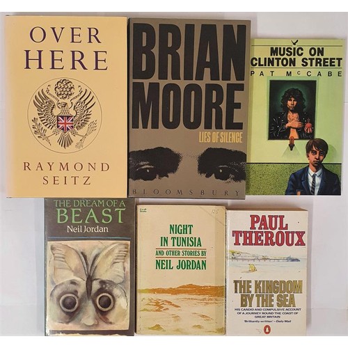 87 - Lies of Silence by Brian Moore SIGNED; Over Here by Raymond Seitz SIGNED; Music on Clinton Street by... 