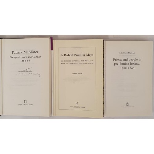 92 - Irish Catholic Priests] Connolly, S. J. Priests & People in Pre-Famine Ireland, 1780-1845, 2001;... 