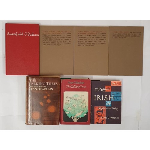 96 - Iriish Interest: Sean O Faolain,The Talking Trees; The Irish-a character study; Yeats and Joyce by R... 