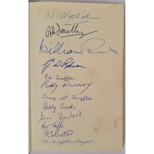 117 - The Winter Kings by Ivor Herbert and Patricia Smyly with 15 signatures: Such as Pat Taaffe, jockey o... 