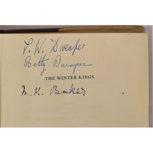 117 - The Winter Kings by Ivor Herbert and Patricia Smyly with 15 signatures: Such as Pat Taaffe, jockey o... 