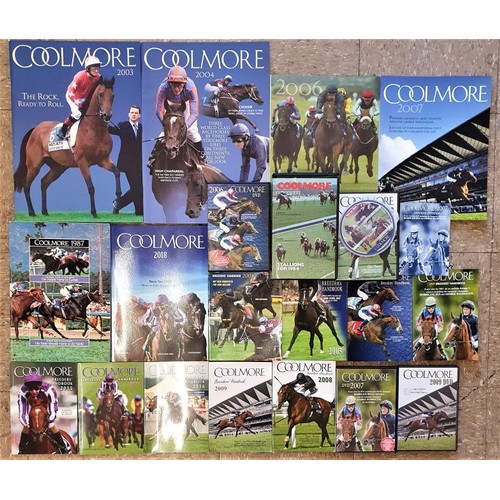 120 - Coolmore Stud: Breeders Handbook 2003/4/5/6/7/8/9/14/25/16; Coolmore Publications 1987/98/2001/02/03... 