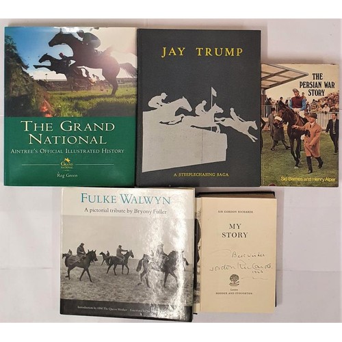 127 - Horse Racing Interest.ALL SIGNED: Jay Trump, A Steeplechasing Saga by Peter Winants. 1154 of 2000; T... 