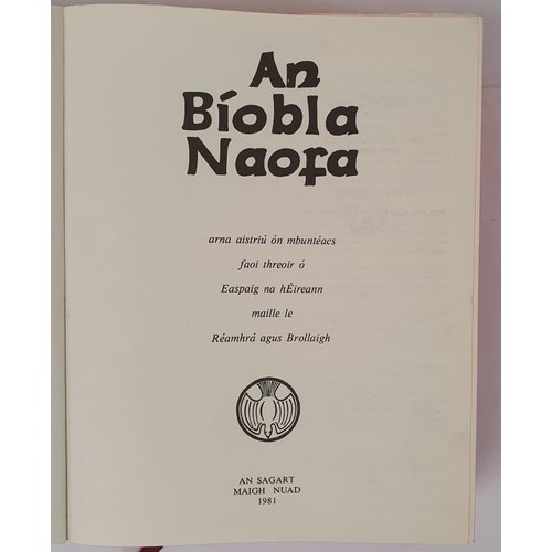 141 - Irish Text of the Bible, edited by Kerryman, Padraig O’Fiannachta. An Bíobla Naofa. Arn... 