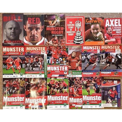 146 - Munster Rugby Interest:Collection of Munster Match Day programmes from 2006-2010 (19); The Bull-my S... 