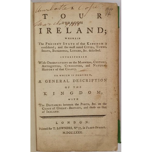 153 - A tour through Ireland : wherein present state is considered, noted cities, towns, seats, buildings,... 