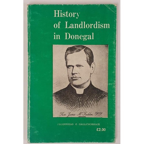 157 - Landlordism] O Gallchobhair, P. History of Landlordism in Donegal. 1975.