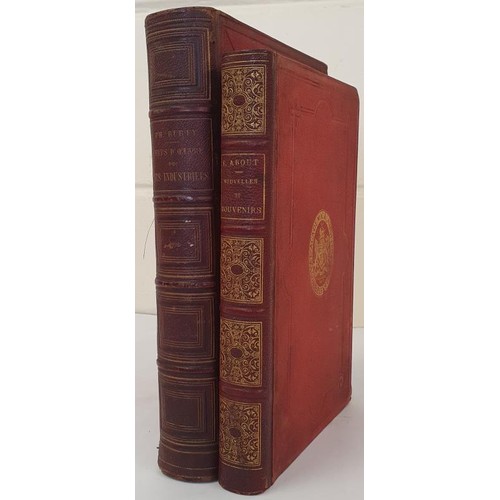 173 - Bindings, red morocco] Burty, P. Chefs d’oeuves des Arts Industriels, Paris, about 1870, richl... 