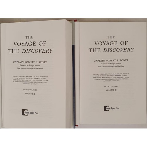 189 - Scott, The Voyage of the Discovery, 2 vols, mint, 8vo, 2001. (2)