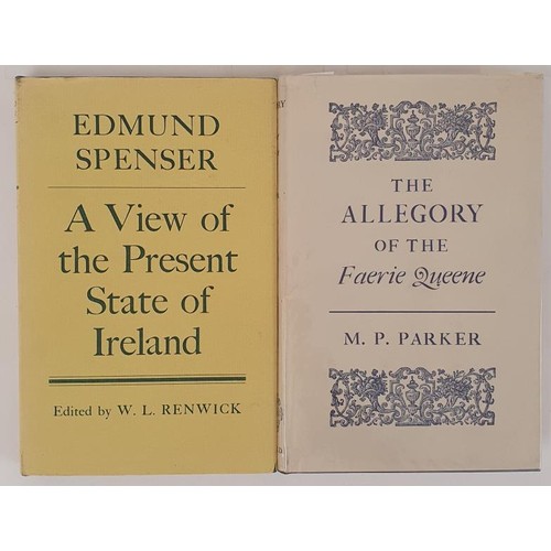 196 - Spenser, Edmund A View of the Present State of Ireland. Edited by W. L. Renwick, 1970; Parker, M. P.... 