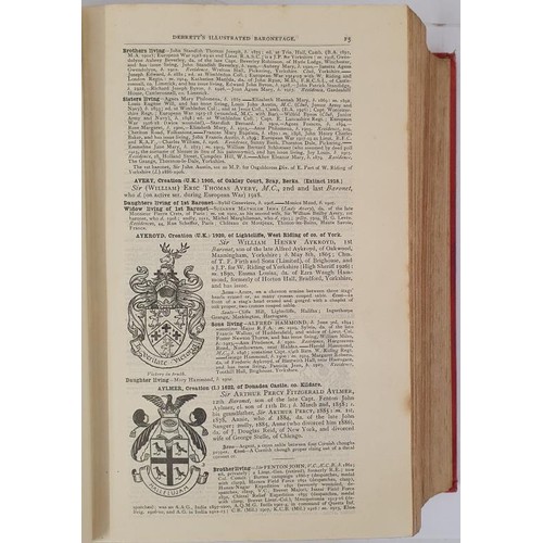 213 - Debrett’s Peerage, Baronetage, Knightage & Companionage … illustrated with 1800 arm... 