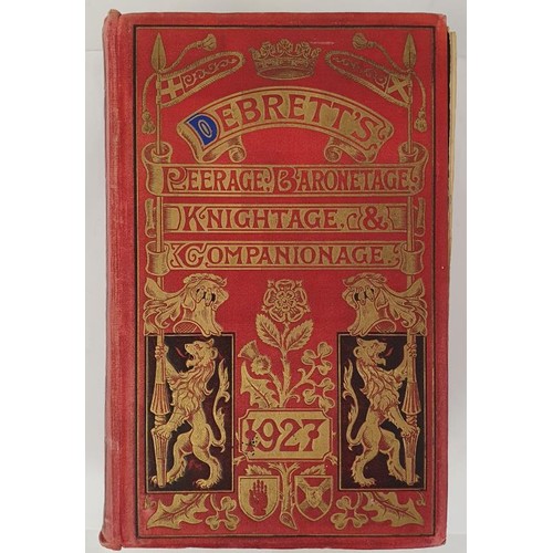 213 - Debrett’s Peerage, Baronetage, Knightage & Companionage … illustrated with 1800 arm... 