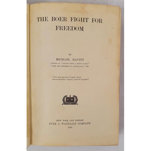 215 - The Boer Fight for Freedom: From the Beginning of Hostilities to the Peace of Pretoria. (Boer War) D... 