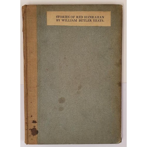 228 - W. B. Yeats. Stories of Red Hanrahan. Dun Emer Press. 1904. 1st Limited edit (500) Signed by Robert ... 