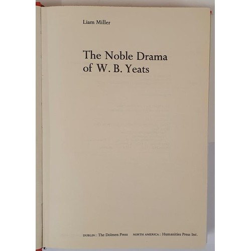 229 - Liam Miller. The Noble Drama of W.B. Yeats. 1977. 1st. Illustrated. Pictorial d.j.