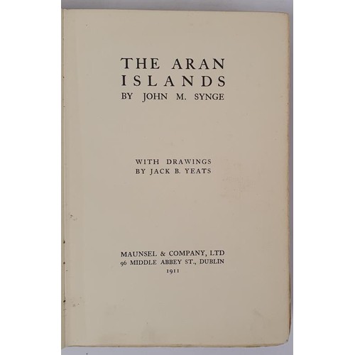 233 - The Aran islands John M Synge Published by Maunsel, 1911