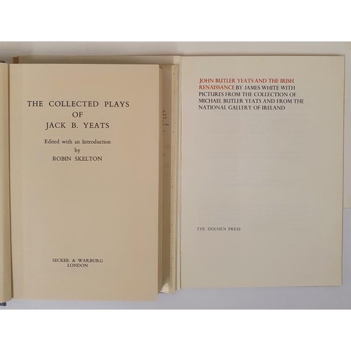 238 - R. Skelton. The Collected Poems of Jack B. Yeats. 1971. 1st. Illustrated. Pictorial d.j. and J. Whit... 