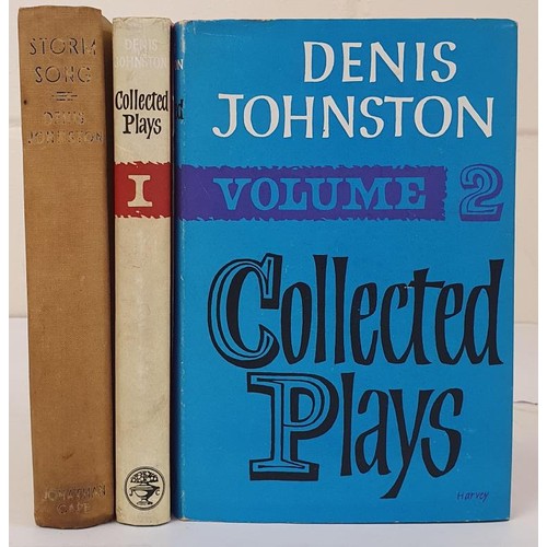 253 - Denis Johnston: Storm Song and A Bride for the Unicorn with an inscription from the Author 1935; Col... 