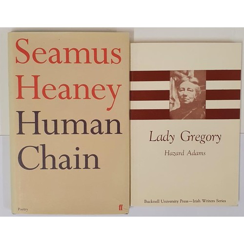 262 - Seamus Heaney. Human Chain. 2012. 1st. Pristine in d.j. and H. Adams. Lady Gregory. 1973 (2)