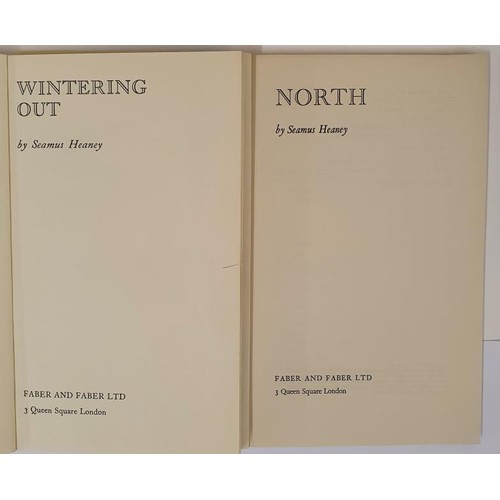 263 - Seamus Heaney. Wintering Out. 1974. Signed presentation copy with Irish inscription by Heaney and S.... 